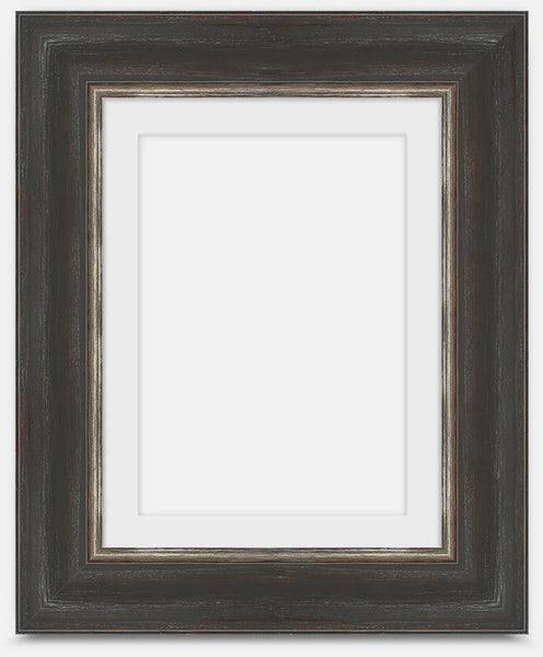 Austin - Black w/ Silver Lip