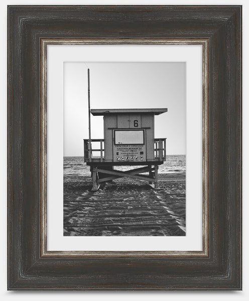 Austin - Black w/ Silver Lip