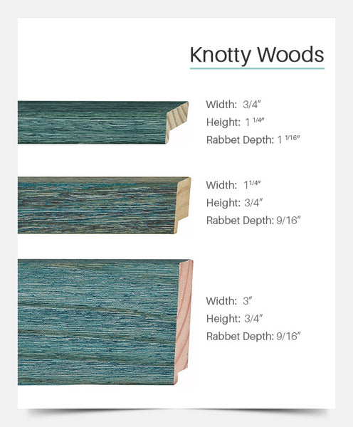 Knotty Woods - Blue