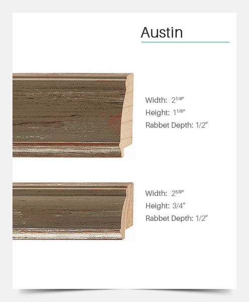 Austin - Grey w/ Silver Lip