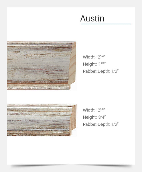 Austin - White w/ Silver Lip