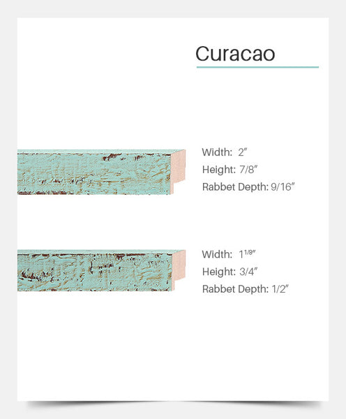 Curacao - Seaspray w/ Brown Accents