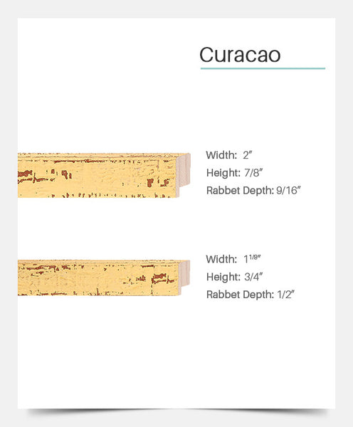 Curacao - Yellow w/ Burgundy Accents